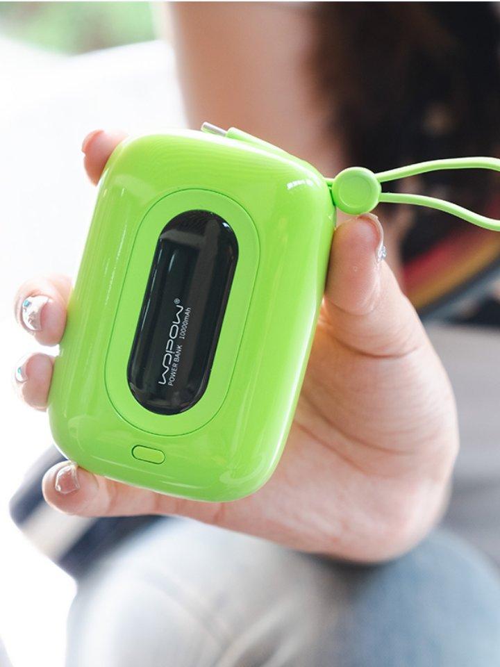 Norvo | 10000mAh Innebygd Dobbelt Kabel Power Bank