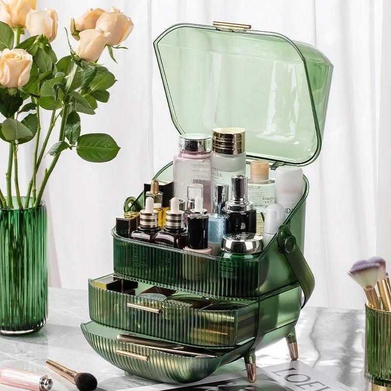 Norvo | opp organiser - Støvbestandig og vanntett kosmetikkboks med elegant design