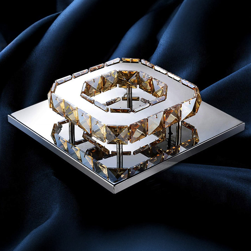 Norvo | Taklampe Krystall LED Moderne Innfelt Armatur