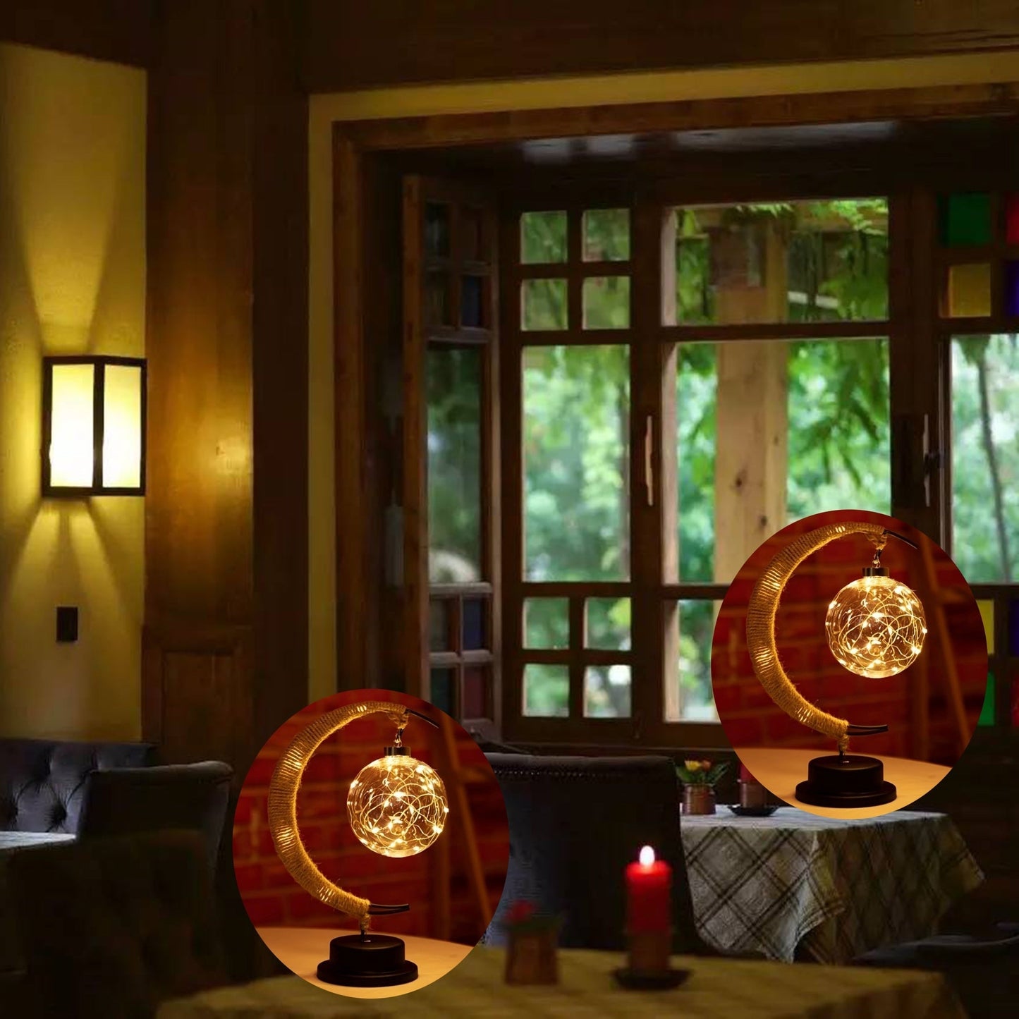 MoonGlow Lampe - Stilig Smijern LED Bordlampe Norvo