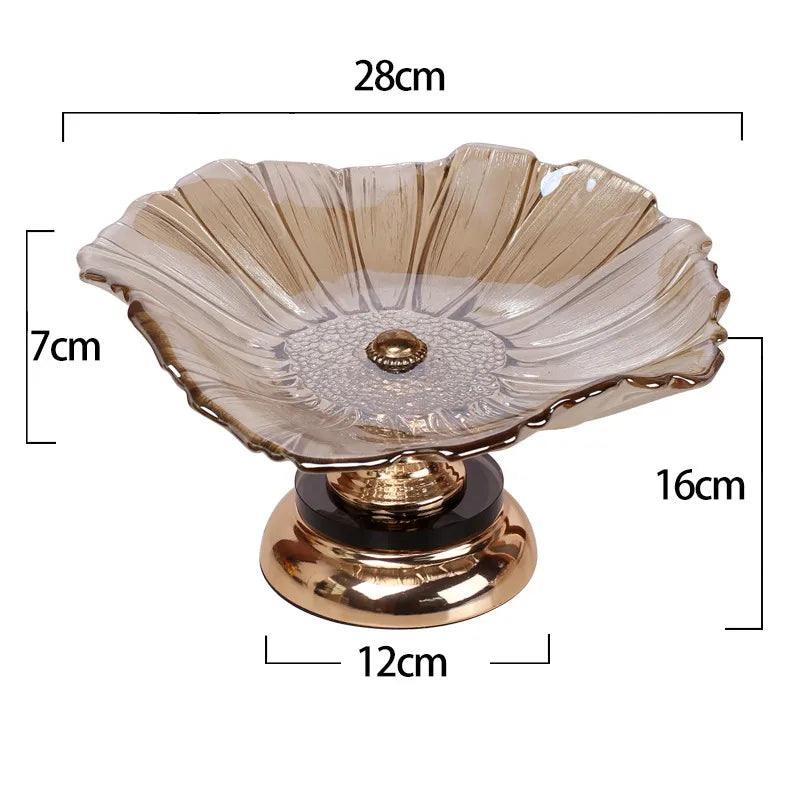 Norvo | Nordisk Vintage Amber Krystall Glass Fat