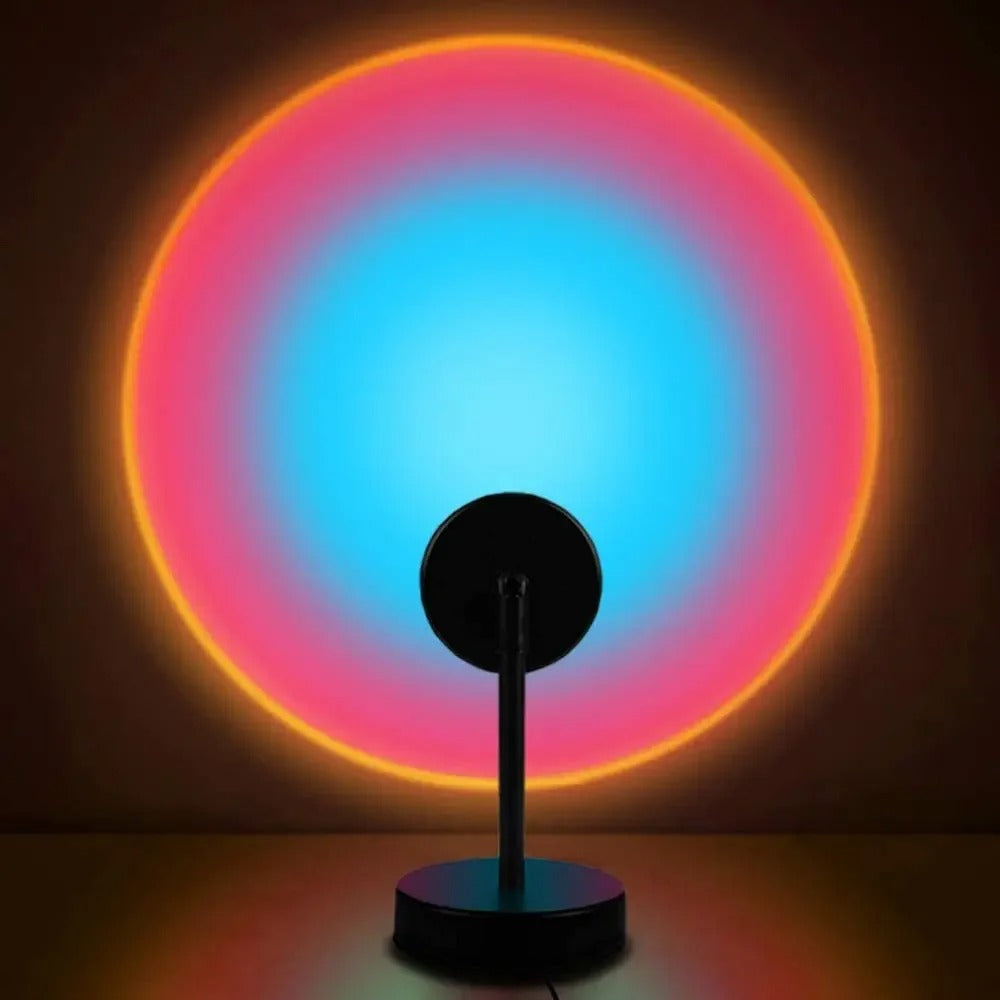 Norvo | l Stillegant Retro Bordlampe med Solnedgang