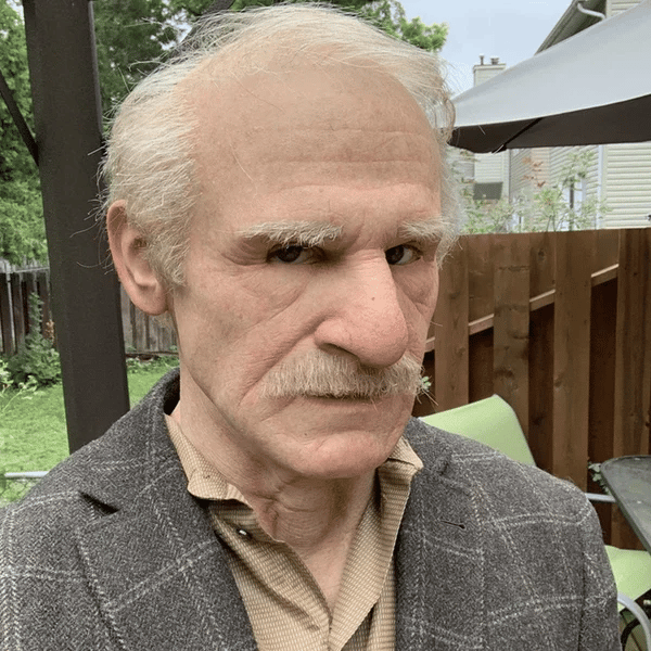 Norvo | MaskEnigma Halloween Realistisk Eldre Forkledning