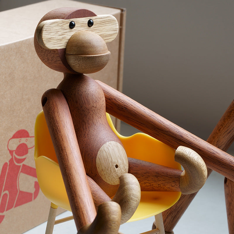 Norvo | Cheeky Monkey Solid Wood Ornament