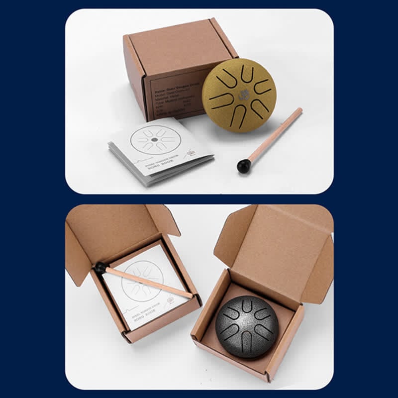 Norvo | Buddha Stones Mini Stål Tunge Tromme