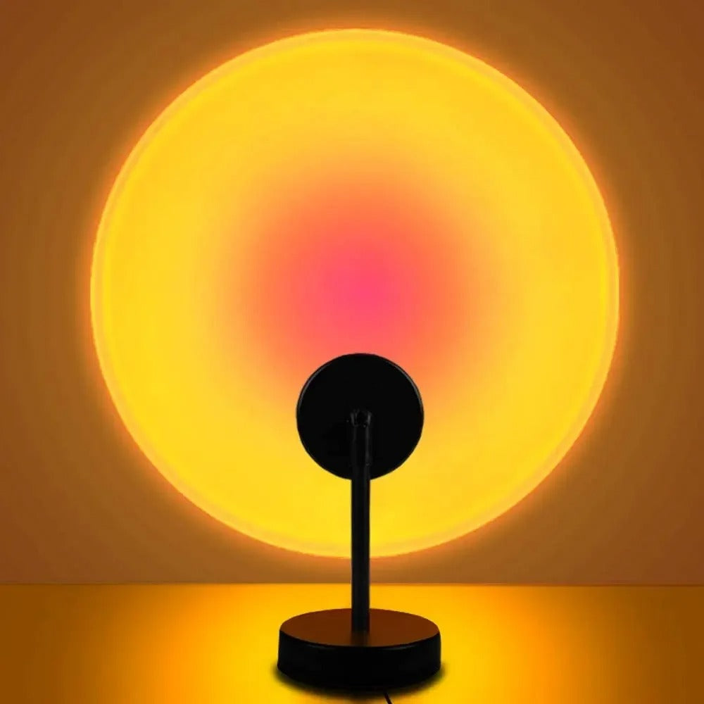 Norvo | l Stillegant Retro Bordlampe med Solnedgang