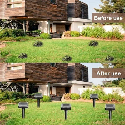 Norvo | Sonic Green Solar Dyre Avskrekkere med Ultralyd | Mot Mus, Muldvarper & Slanger | Værbestandig & Miljøvennlig