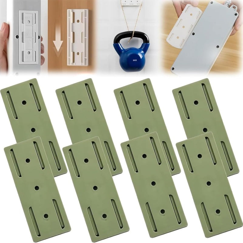 Norvo | Limkraft Strip Montering | Ingen-Bor Vegg- og Skrivebordsorganisator med Skyveskinne