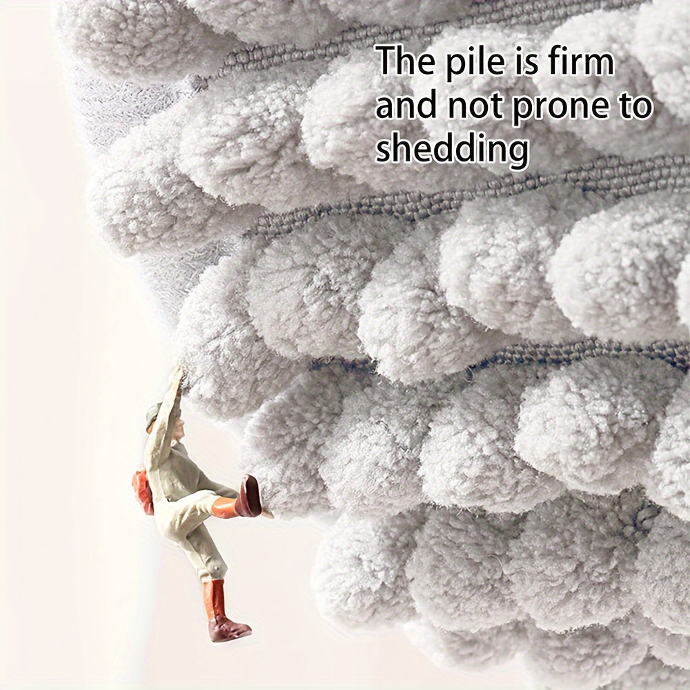 Norvo | Krok Badematte Lunava | L-formet for Dusj & Krok | Rutsjebeskyttet & Myk | 40x40x80 cm