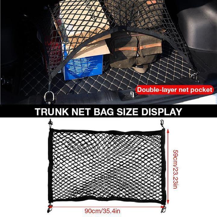 Norvo | 🚗Universal Elastisk Mesh Nett Bagasjerom Bag