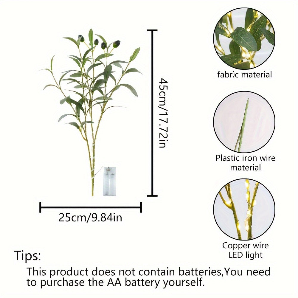 LumiTak – Elegant Olivengren LED Bordlampe Norvo