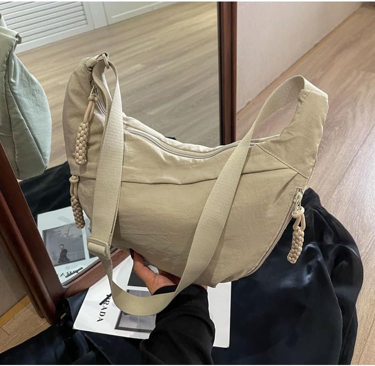 Norvo | EVERCARRY – Nylon skulderveske med smarte rom for daglig bruk