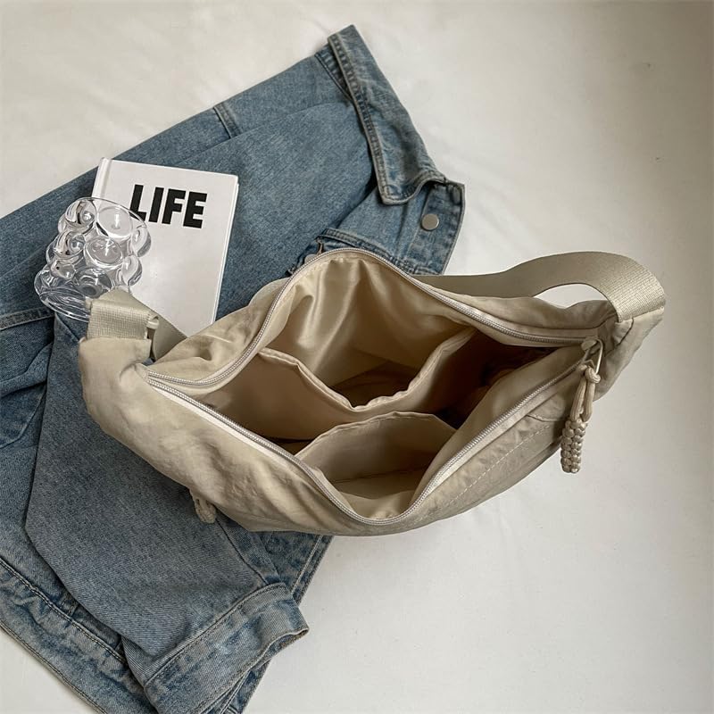 Norvo | EVERCARRY – Nylon skulderveske med smarte rom for daglig bruk