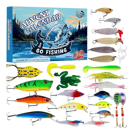 Fiske-Aadventskalender Med Daglige Overraskelser