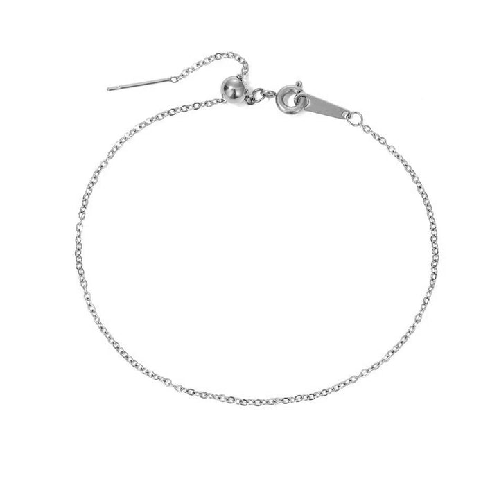 Norvo | Delikat Kjede Diamant Initial Armbånd