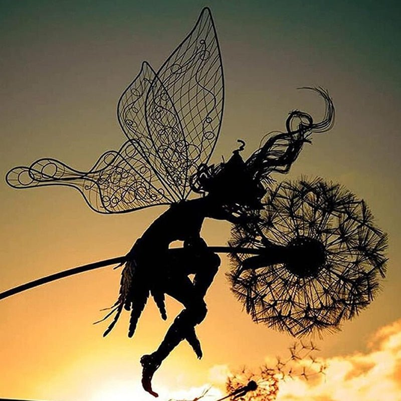 Norvo | Dansende Fe Statue Stål - FairyDancer™