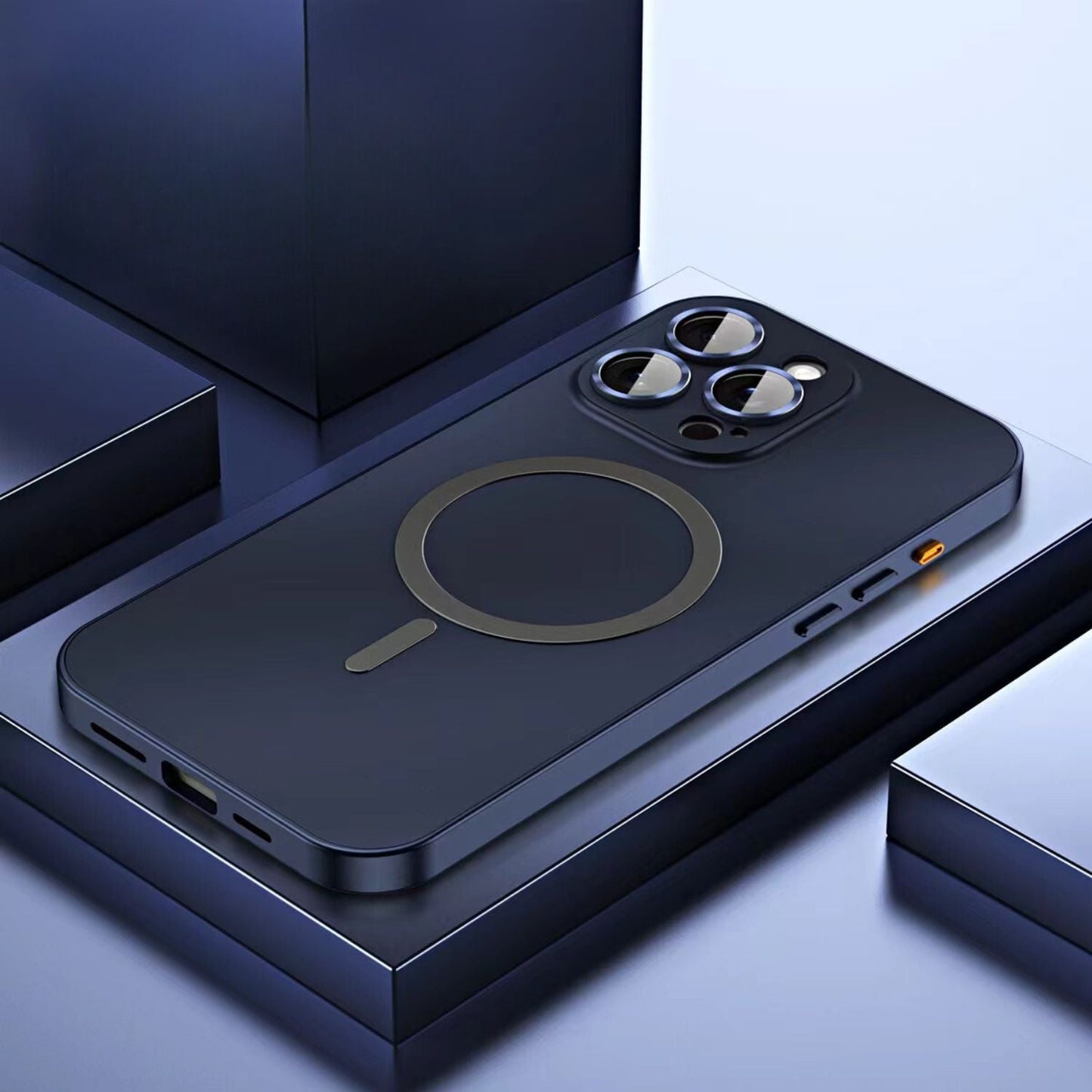 Norvo | Magnetisk metall skall for iPhone – Robust beskyttelse med et elegant design og MagSafe-kompatibilitet