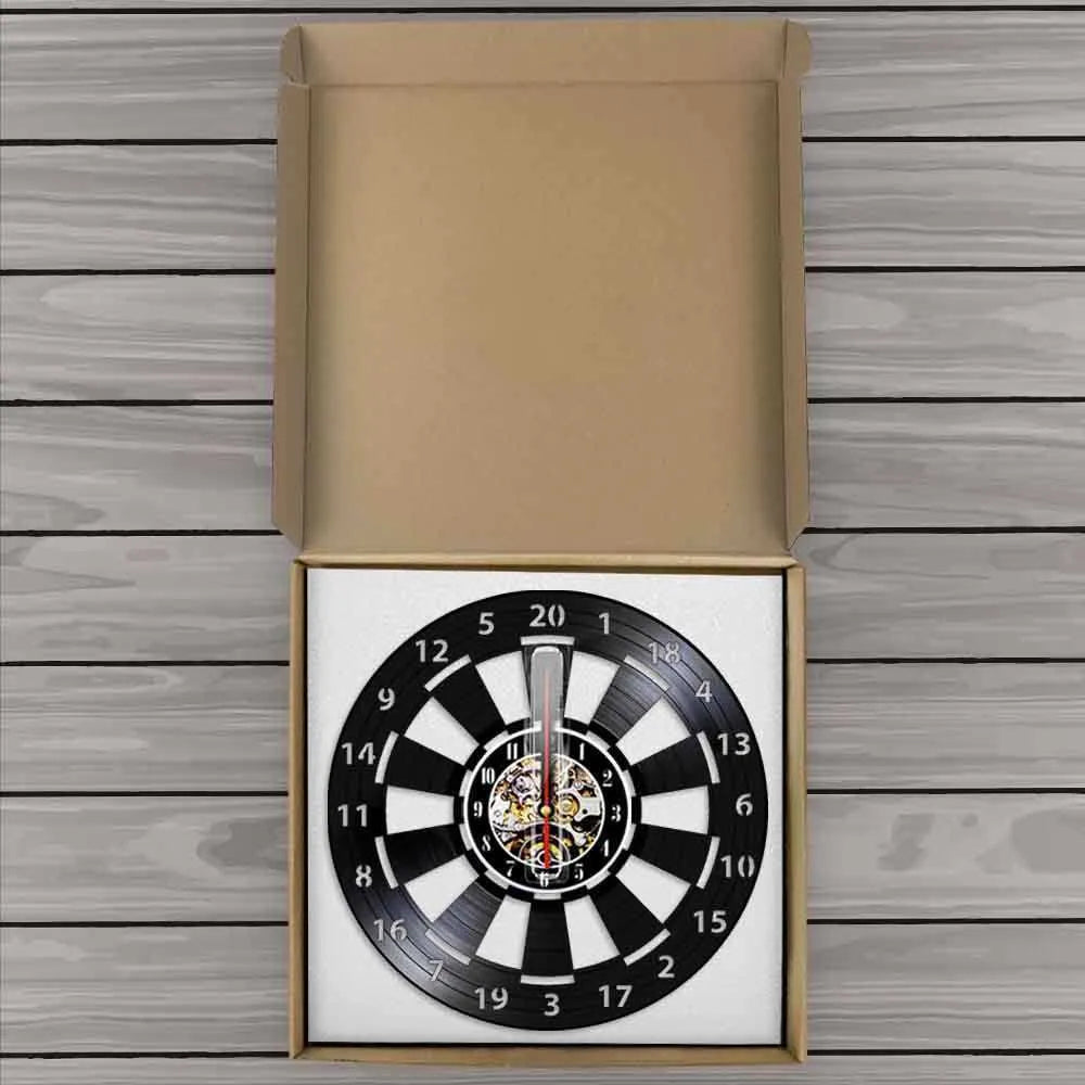 Norvo | DartTime - Elegant Vinyl Klokke