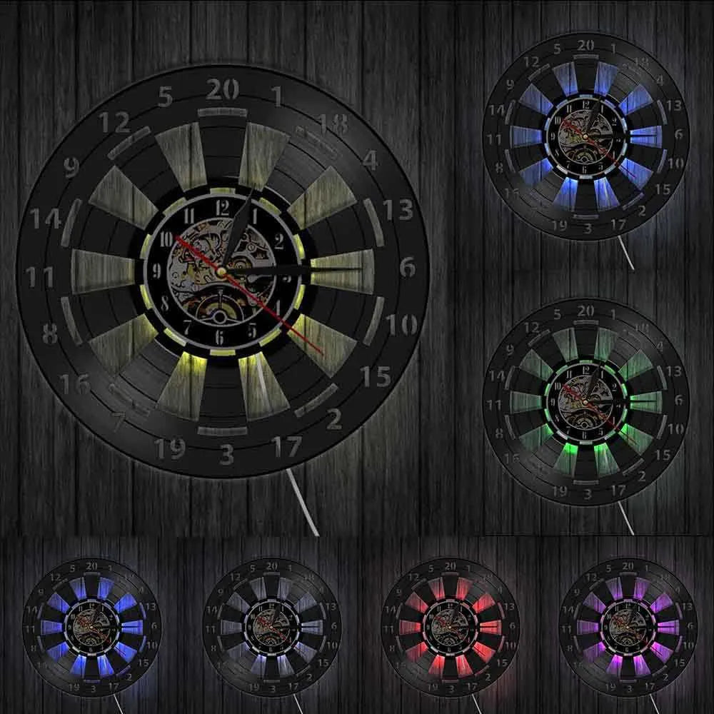 Norvo | DartTime - Elegant Vinyl Klokke