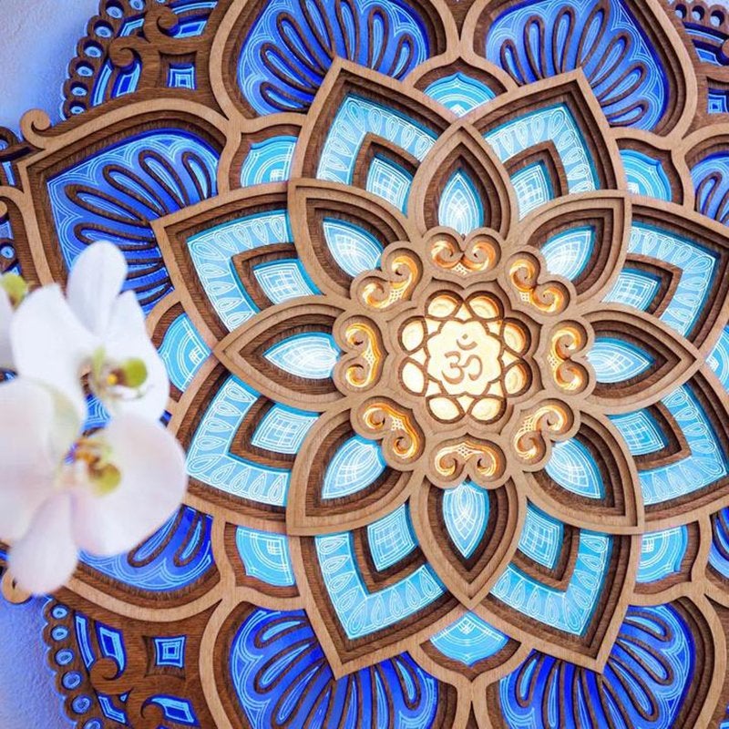 Norvo | Mandala Yoga Rom Nattlys LED