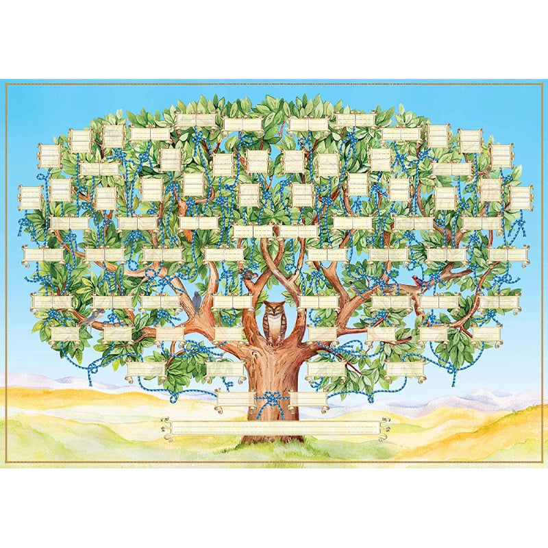 Norvo | Familietre Diagram | Slekt og Genealogi Oversikt | Flerfarget