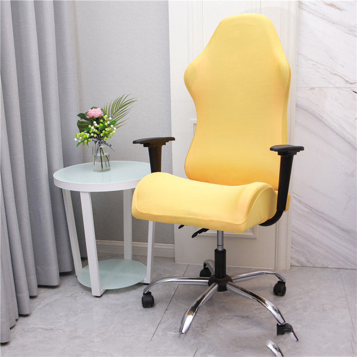 Stretch Stoff Gaming Stol Trekk Armstøtte Sving Stol Sete