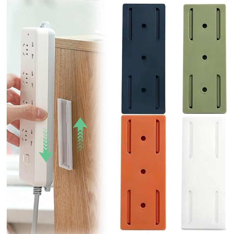 Norvo | Limkraft Strip Montering | Ingen-Bor Vegg- og Skrivebordsorganisator med Skyveskinne