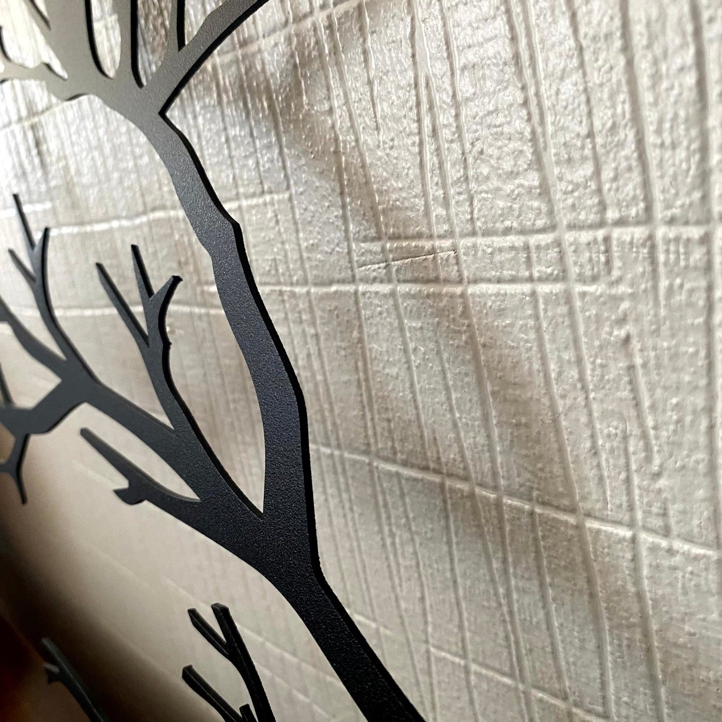 Norvo | PerchArt Metall Veggdekorasjon – Fugler på en Gren for et Tidøst Naturlig Utseende