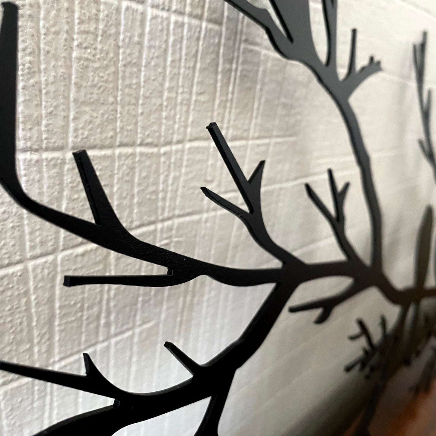 Norvo | Metal Birds on Branch Wall Art Svart