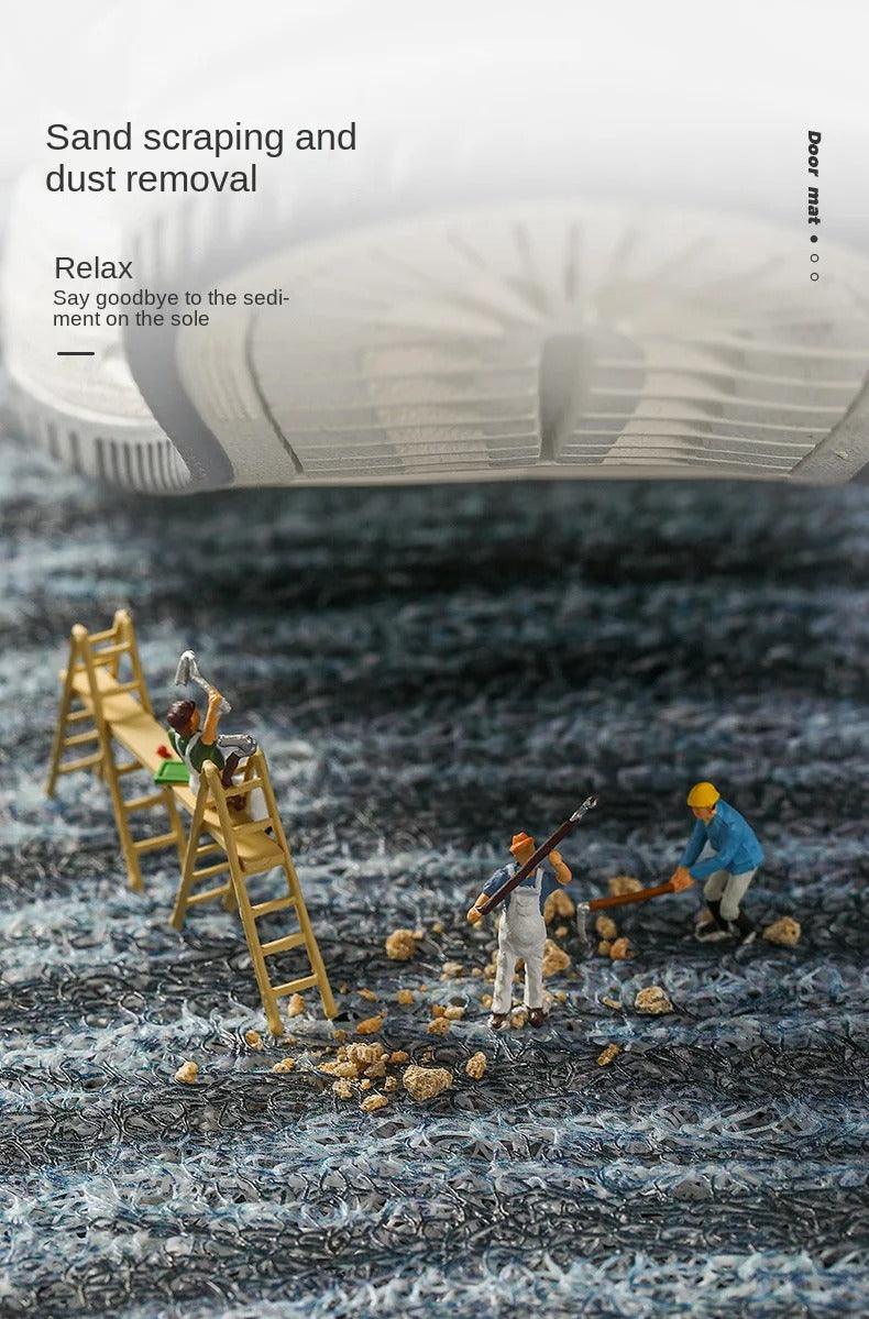 Norvo | TredMat Skandinavisk Dørmatte – Vanntett & Rutsjebeskyttelse for Innendørs og Utendørs