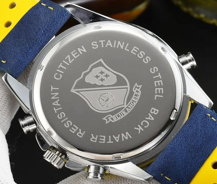 Norvo | Herre's Rustfritt Stål Chronograph Klokke med Kalender