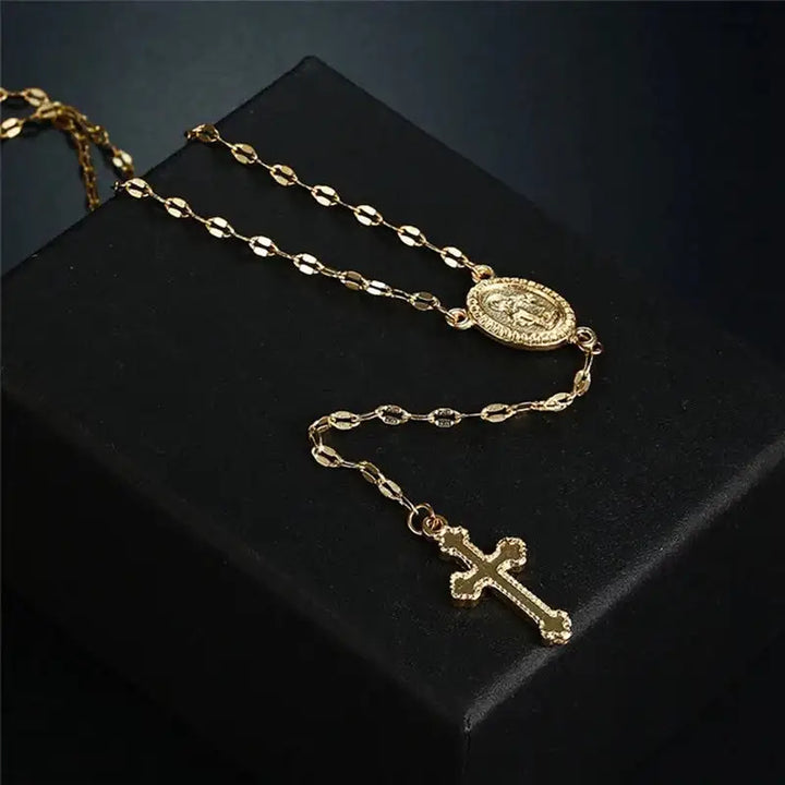 Norvo | Spirituell Rosary Halskjede – Stilfull Tro Smykke for Enhver Anledning