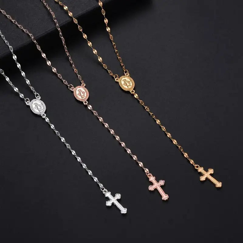 Norvo | Spirituell Rosary Halskjede – Stilfull Tro Smykke for Enhver Anledning