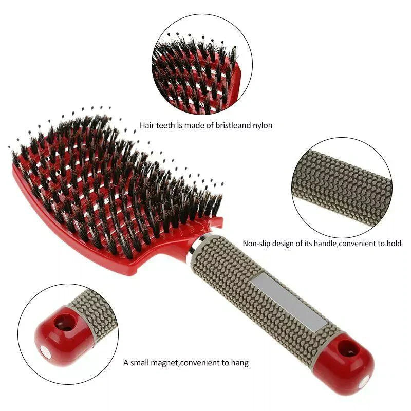 Norvo | Detangler Brush Nylon Hair Brush