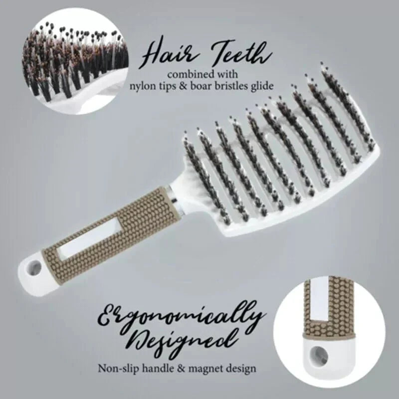 Norvo | Detangler Brush Nylon Hair Brush