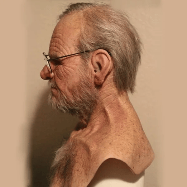 Norvo | MaskEnigma Halloween Realistisk Eldre Forkledning