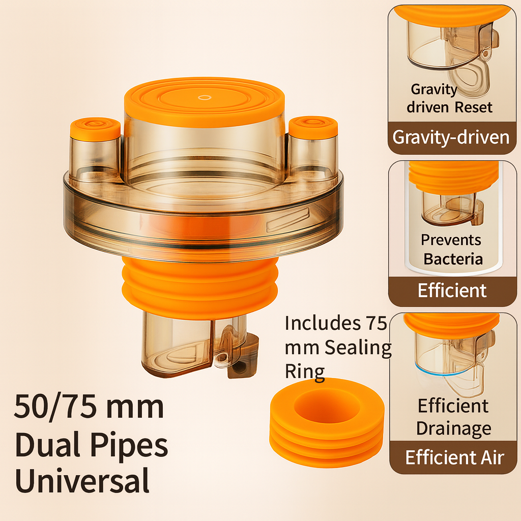 Norvo | TidyDrain – Fjerner avløpslukt og skadedyr umiddelbart, holder friskheten bevart