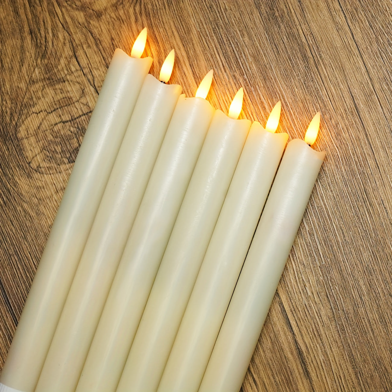 Eebuss Flameless Cone Candles – Realistisk LED Effekt Norvo