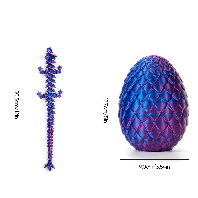 Norvo | Edelsten Drage Egg Ornamenter