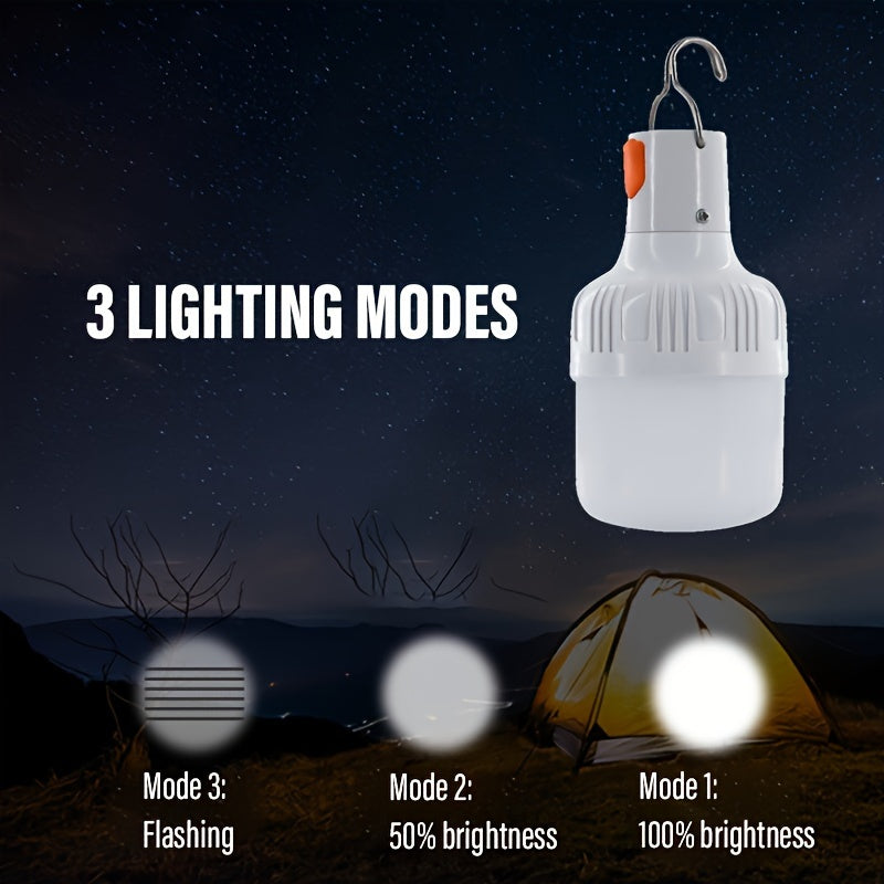 Norvo | PowerGlow LED-lampe – Oppladbar USB-lampe med litiumbatteri og ABS-hus