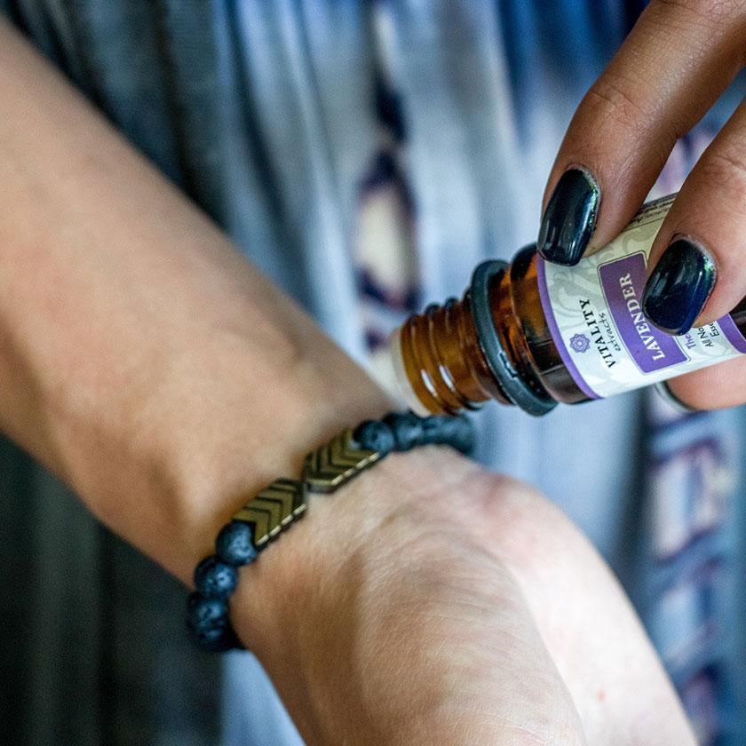 Norvo | Diffuser Lava Stein Armbånd