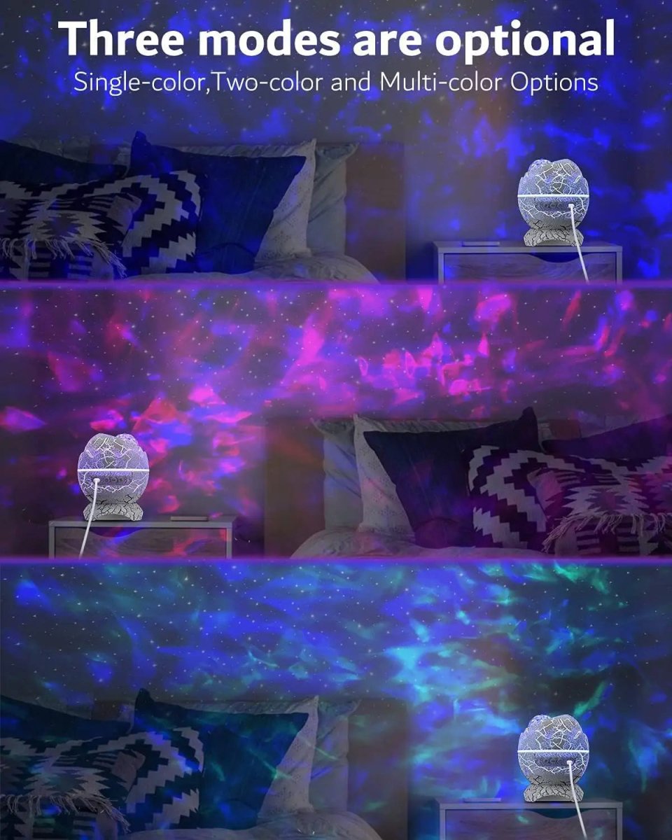 Norvo | DinoEgg – Magisk Dino Stjernehimmel Prosjektor for Drømmeaktige Netter