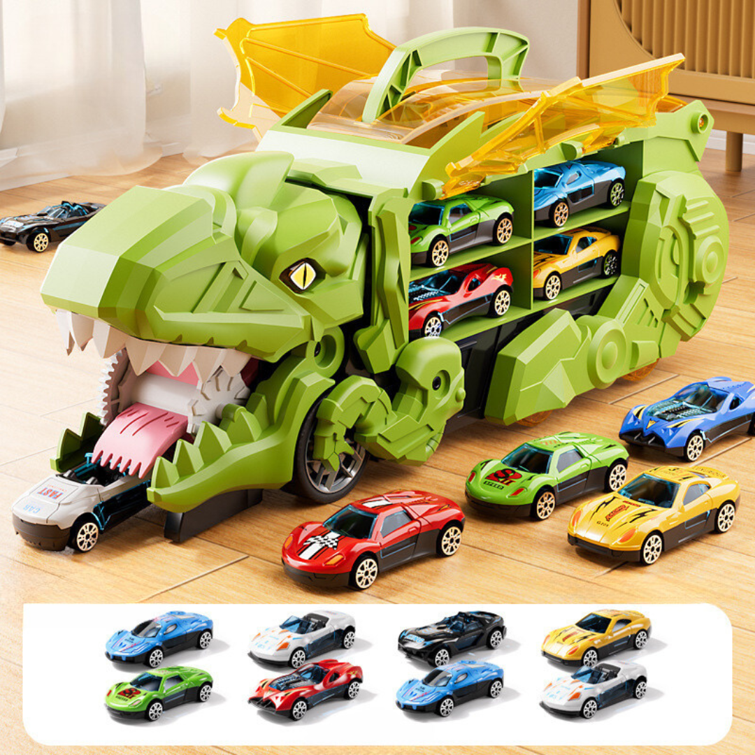 Norvo | Leke Bil Dinosaur Transformer Truck Lekesett