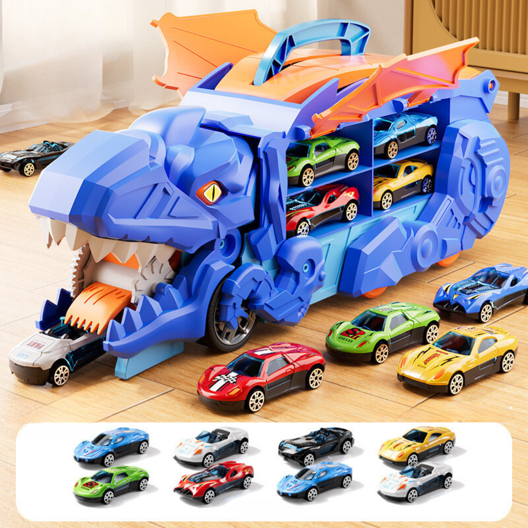 Norvo | Leke Bil Dinosaur Transformer Truck Lekesett