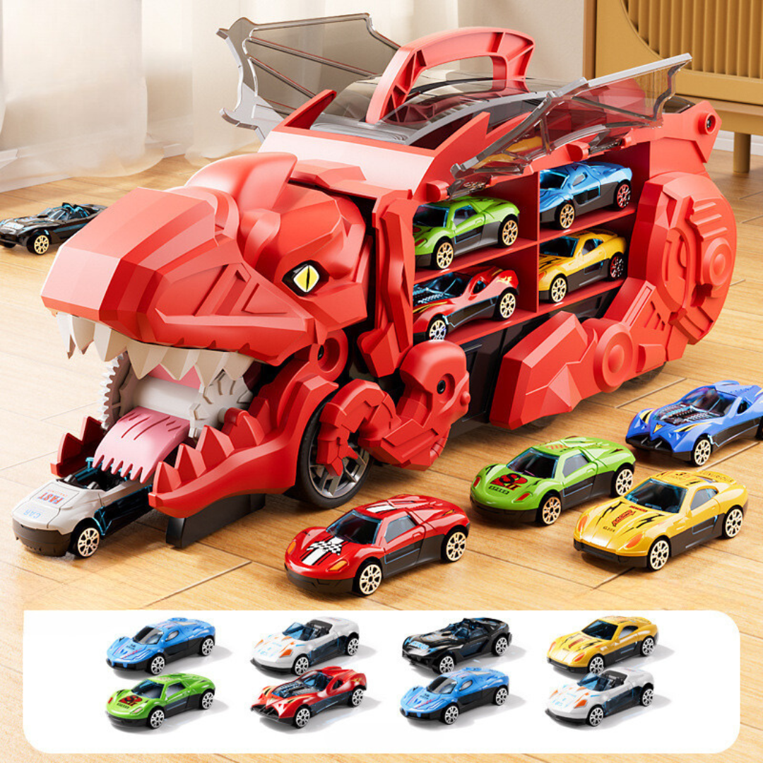 Norvo | Leke Bil Dinosaur Transformer Truck Lekesett