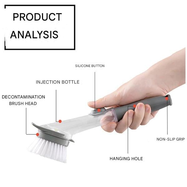 Norvo | Oppvaskbørste med såpedispenser - DishMaster