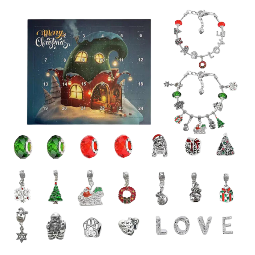 Gjør-Det-Selv-Adventskalender med Smykker