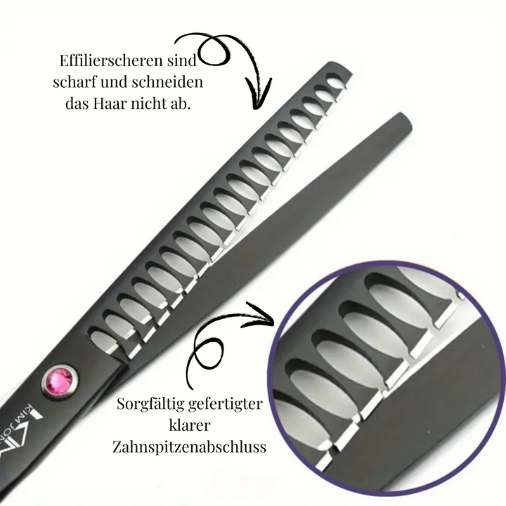 Norvo | TrimPro Pet Grooming Set – Komplett Saks Sett for Presis Pelspleie