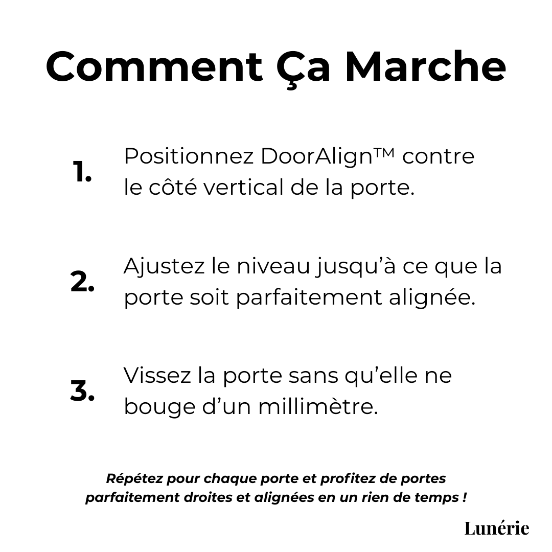 Norvo | DoorFix Dørjusteringsverktøy | Forsterket Aluminium | Presis Skap- og Kabinettinstallasjon