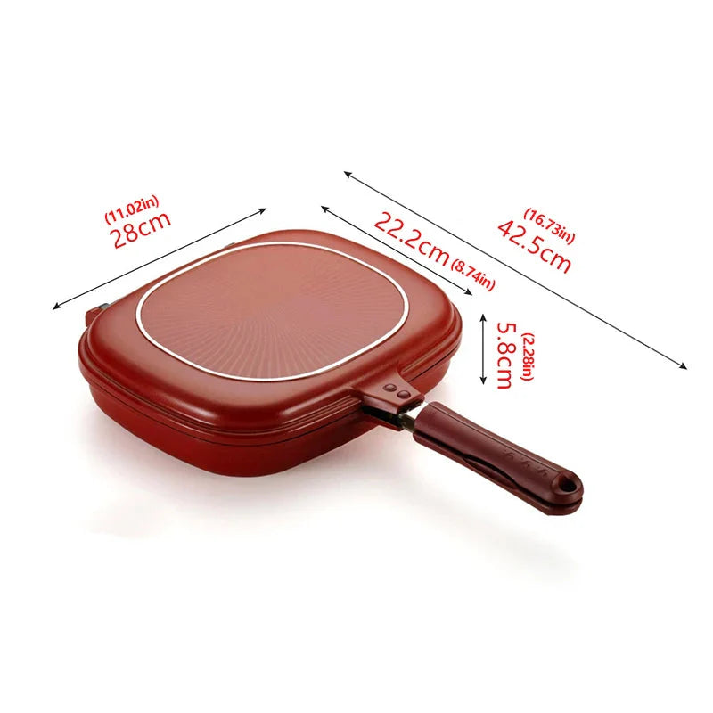 Dobbelt Side Brød Stekepanne Non Stick Flere Formål Toaster | Norvo